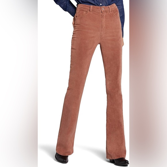 Current/Elliott Pants - Current Elliott The Side Street Flare Jean in Blush
